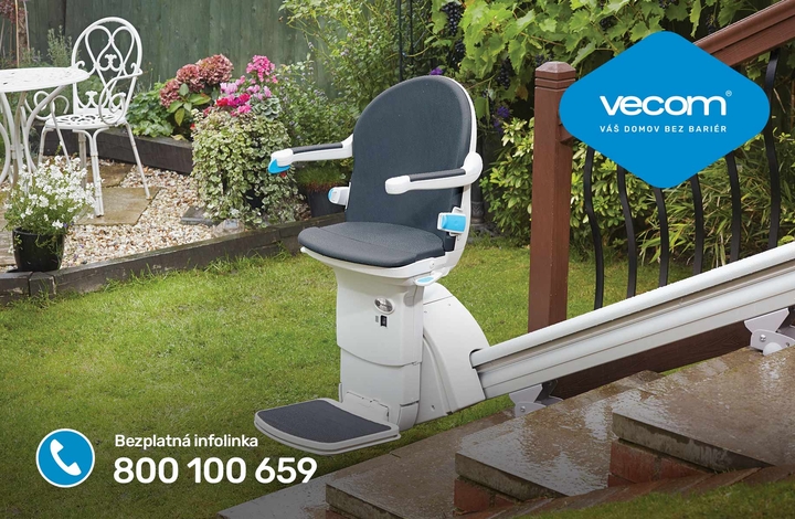Schodišťová sedačka Handicare 1000 VECOM 