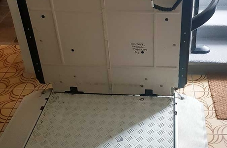 Reference Vecom: Šikmá schodišťová plošina V65, Skalná